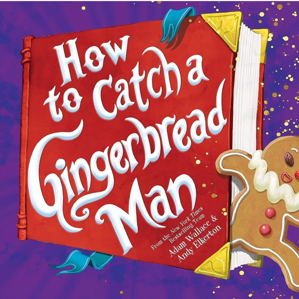 Book Christmas How To Catch A Gingerbread Man Hardcover Kids Books Holiday SR4